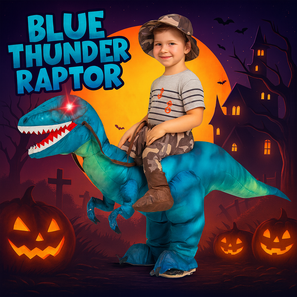 Inflatable Ride-On Dinosaur Costume